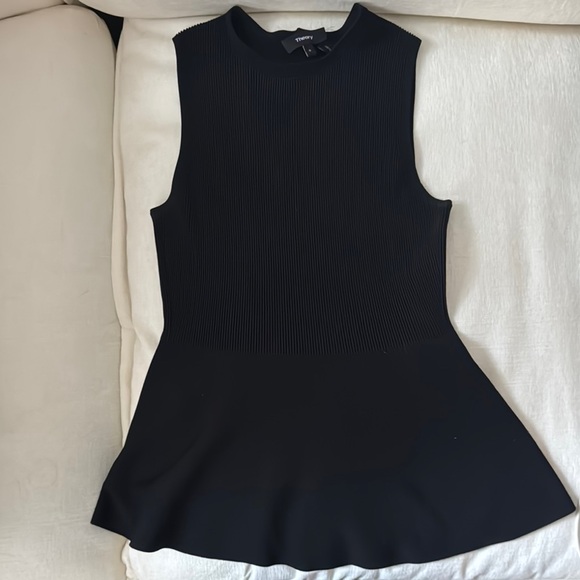 Theory Tops - Theory Black Sleeveless Tank Top